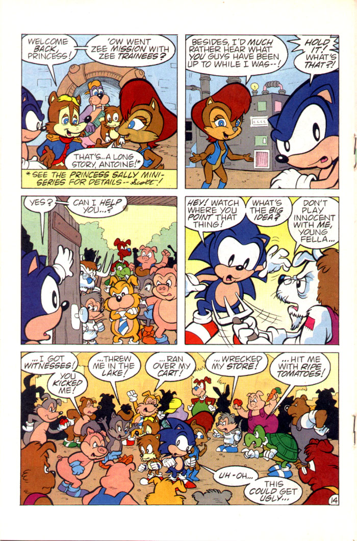 Sonic - Archie Adventure Series July 1995 Page 14